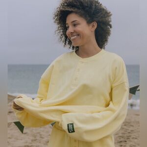 NWT lemonade fleece henley from Daily Drills M/L